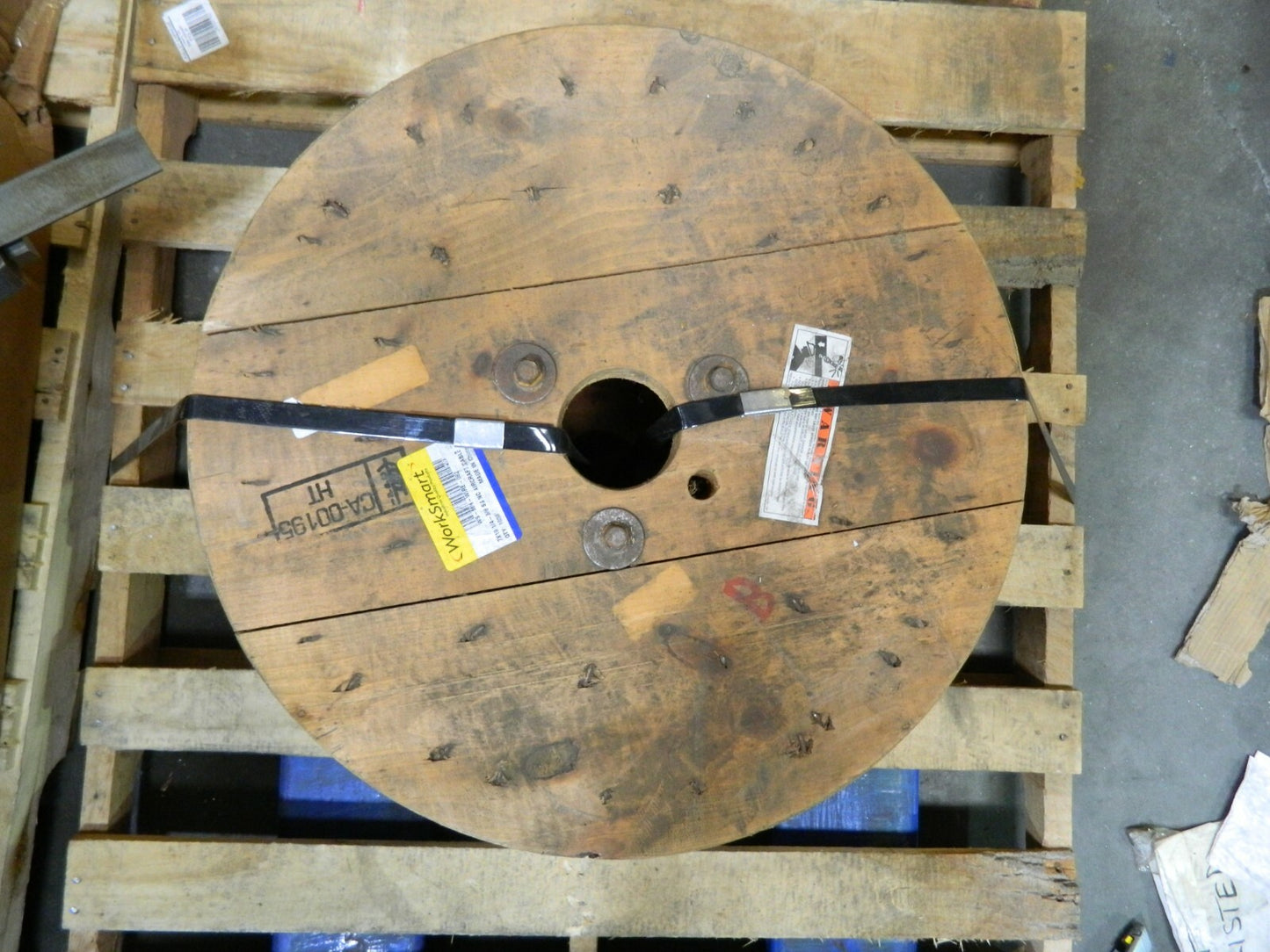 WorkSmart 3/8" x1/4" Dia Aircraft Cable 6,400Lb Strength 150ft WS-MH-WIRE-082