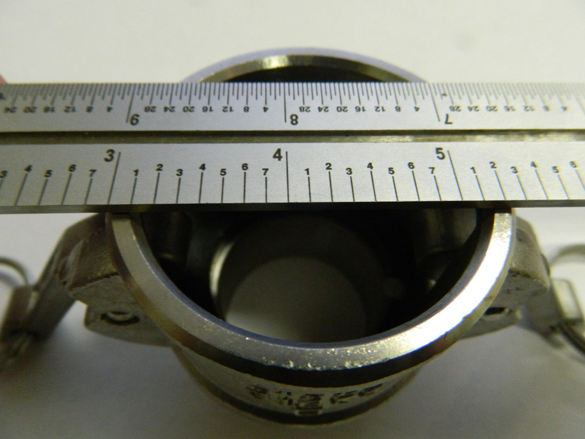 Ever-Tite 15B Cam and Groove Coupling Brass Handles SU15BSS