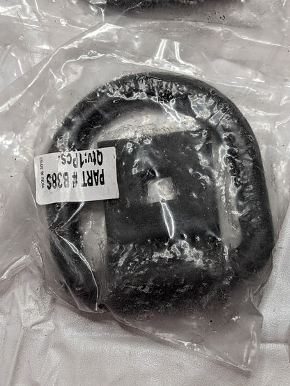 BUYERS PRODUCTS Steel D-Ring with Integral Bracket Qty 4 B38S