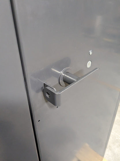 Hallowell Steel Storage Cabinet w/ Locking Handle 78" x 36" x 24" Scratch N Dent