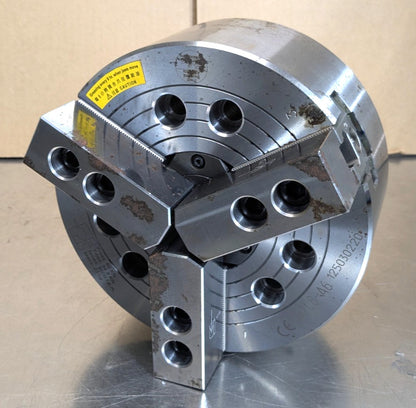 ATLAS WORKHOLDING Hydraulic Lathe Chuck  8" Diameter  3-Jaw  A2-6 Mount  AT