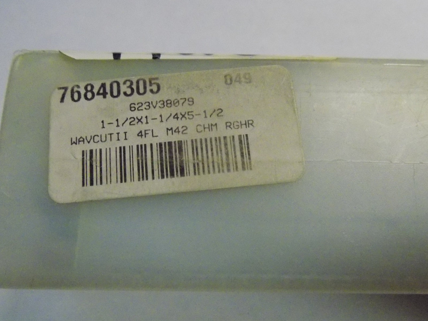 WaveCut II Cobalt End Mill 1-1/2" Dia. x 1-1/4" LOC 4FL M42 623V38079