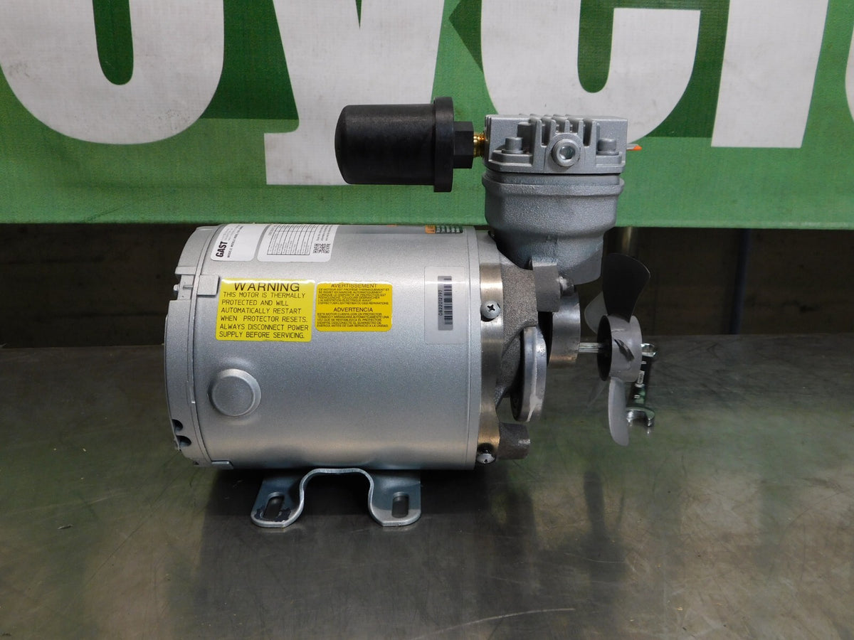 Gast Piston Vacuum Pump 1/6 hp 1.8 CFM 1VAF-10-M100X PARTS/REPAIR