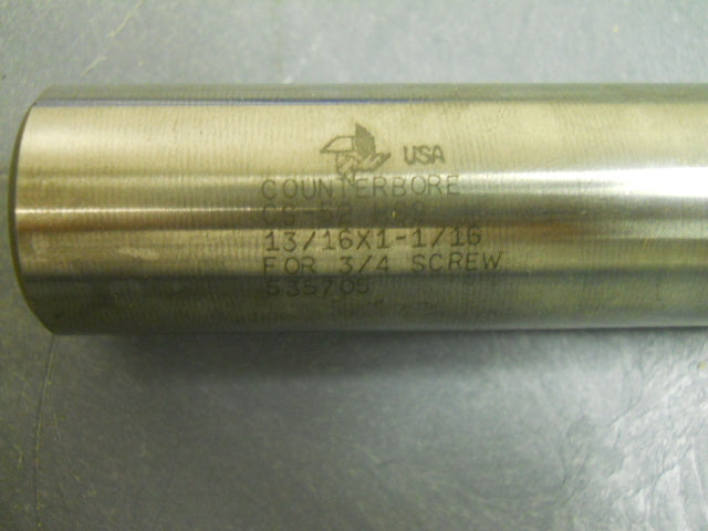 Fastcut Tool Piloted Counterbore 13/16" x 1"  x 8-13/16" HSS #56261