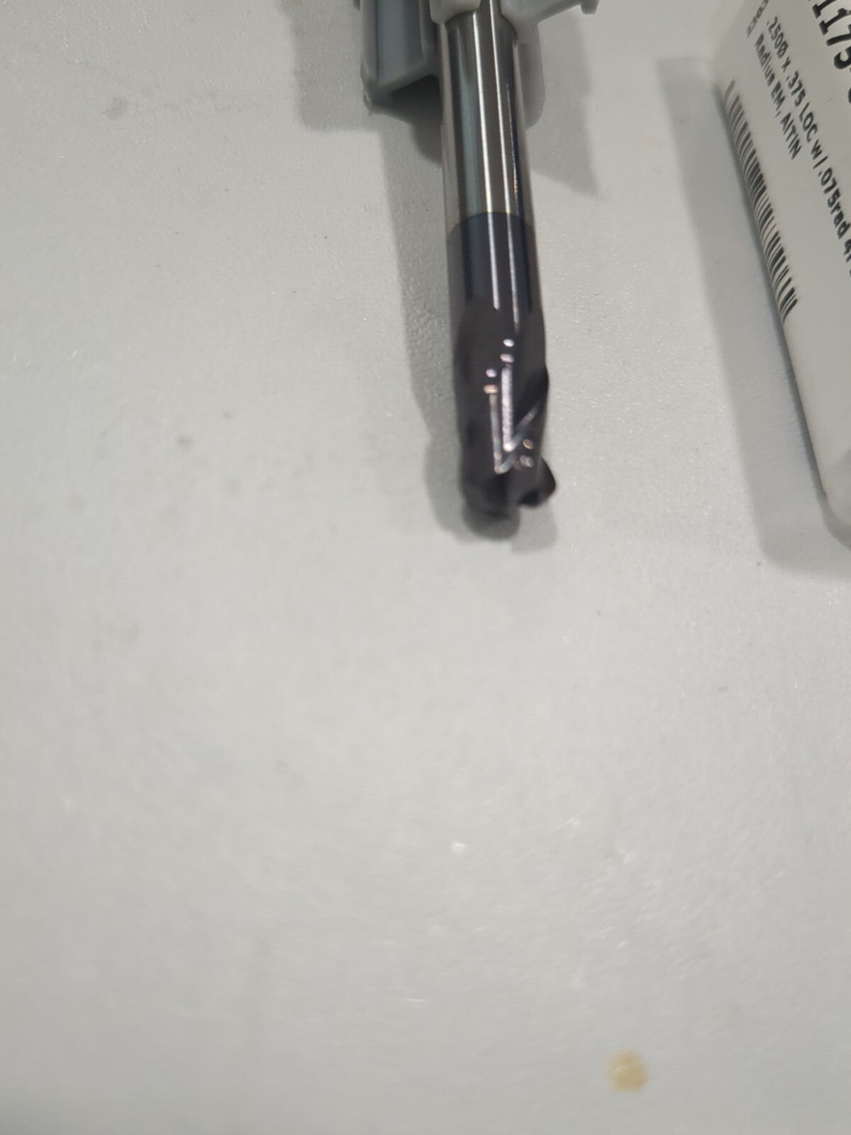 HARVEY TOOL Corner Radius End Mill: 1/4" Dia 4fl solid carbide 941175-C3