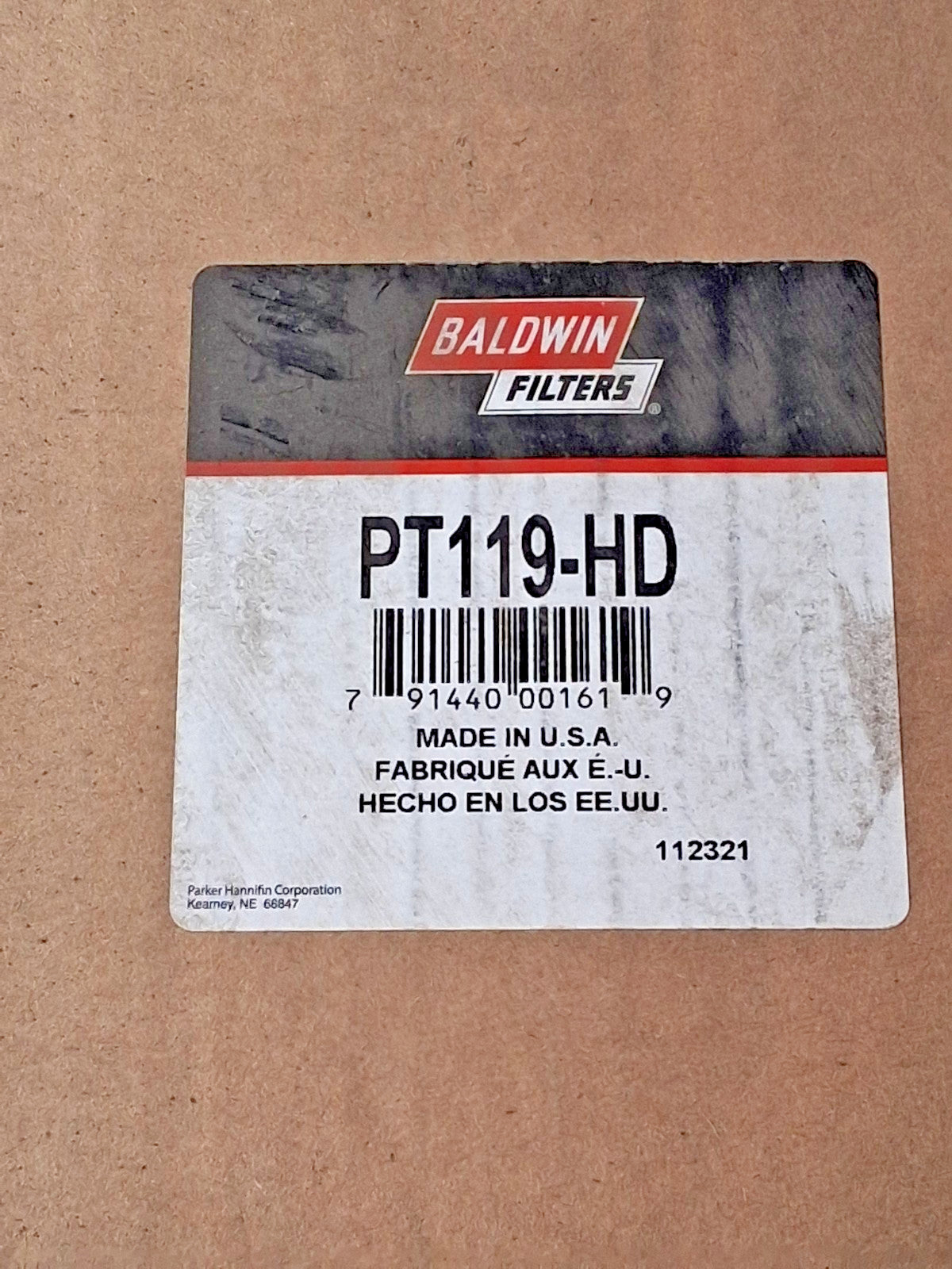 Baldwin Filters Automotive Hydraulic Filters 6" OD 14-1/2" OAL  PT119-HD5