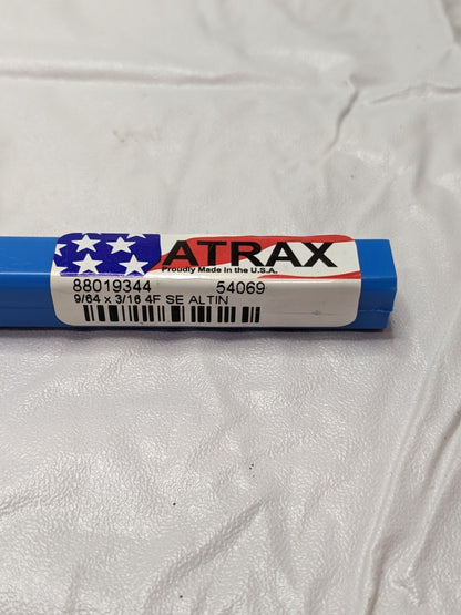 Atrax Solid Carbide Square End Mill 3/8" 2FL AlTiN Coated 88019344