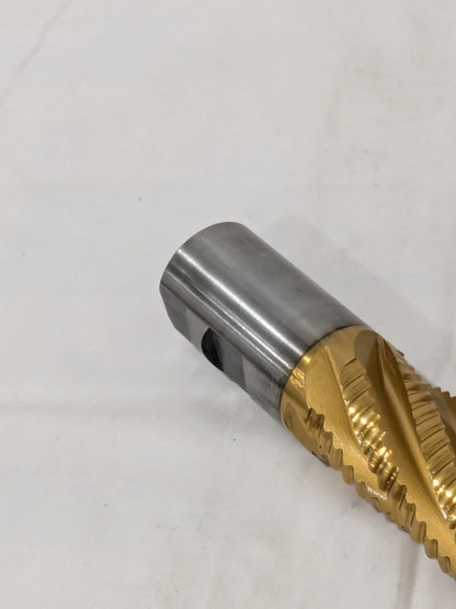 Hertel Roughing End Mill: 1-1/4" Dia, 6 FL, 4" LOC, 6-1/2" OAL 75987537