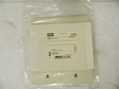 Hubbell Wiring Device Kellems Square Raceway Plate 8 Pack #KP24
