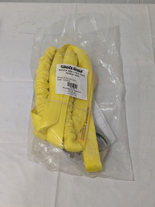 PRO-SAFE 2 Leg Locking Snap Hook Harness 6 ft. 350 Lb Cap. PS-SA-LN17