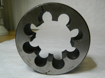 High Speed Steel Round Adjustable Die 2-1/4 - 18  4" OD RH Thread 03948924