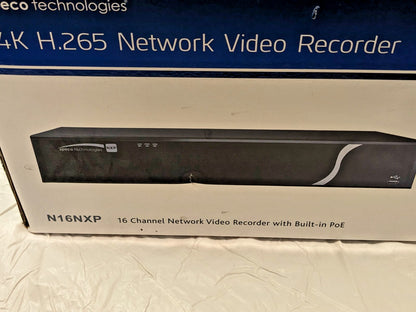 Speco 16 Channel 4K Plug/Play Network Video Recorder w/Built-In POE4TB N16NXP4TB
