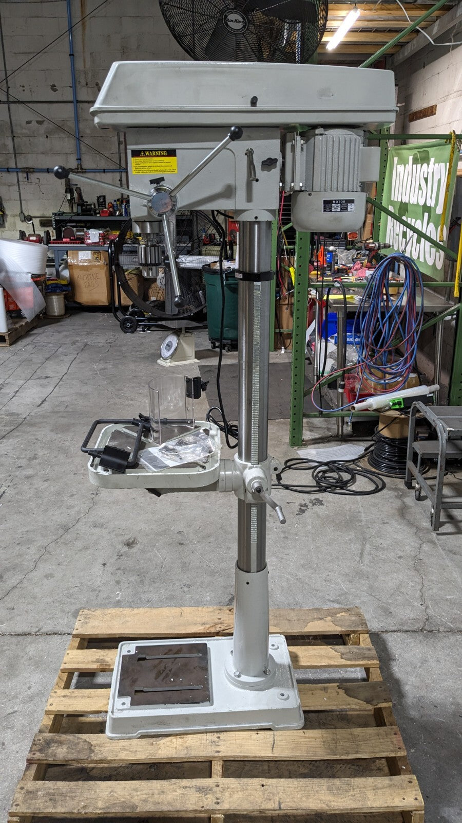 Enco Step Pulley Drill Press 20 Swing 4MT 3060 RPM Max 1.5 HP 115/230v Used