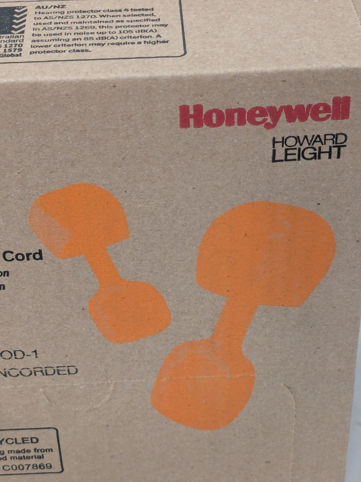(100 Pairs) Howard Leight Earplugs: 28 dB, Foam, Push-In, Uncorded TRUSTFITPOD-1