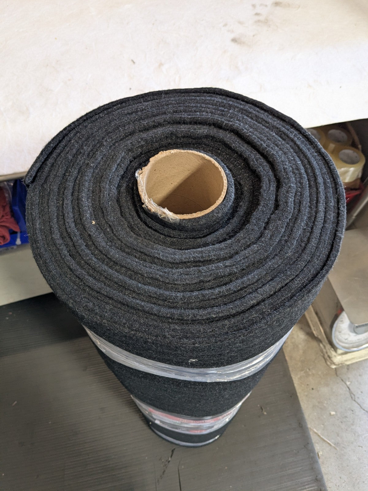 Steiner Velvet Shield Welding Blanket Roll 50 Ft. x 4 Ft. Carbonized Fiber Black