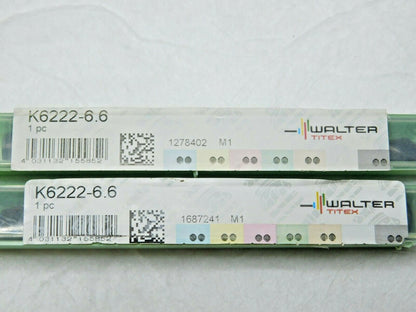 Walter-Titex Subland Step Drills HSS 6.6mm Drill Diam K6222-6.6 Qty 2 5073742