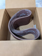 (10) Norton Abrasive Belt: 6" Wide, 48" OAL, 120G, Aluminum Oxide 78072727981