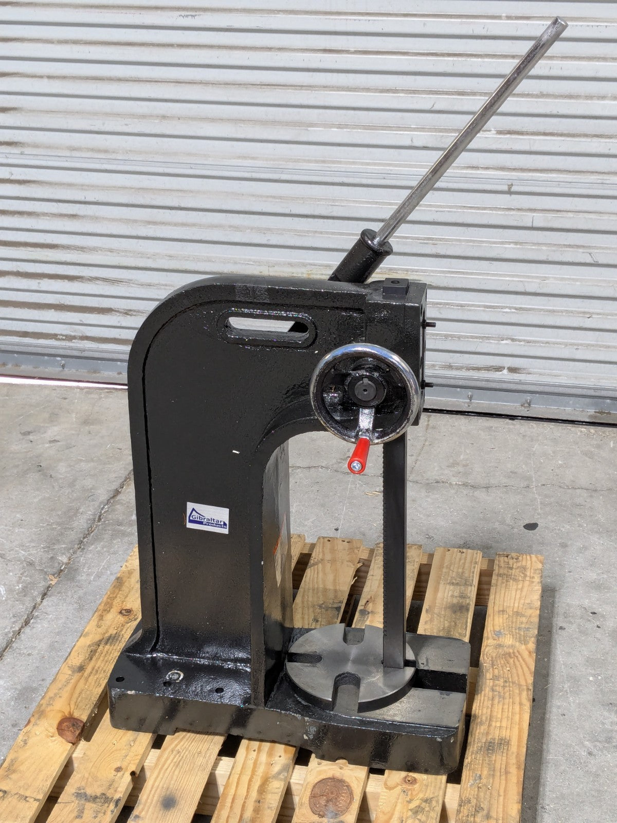 Gibraltar Heavy Duty Ratchet Type Arbor Press 3 Ton Max. Pressure 12" Strok