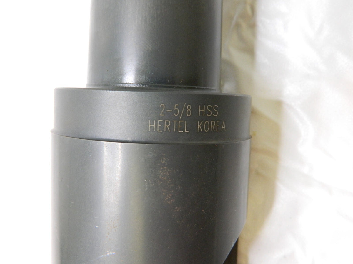 HERTEL HSS Taper Shank Drill Bit: 2-5/8 Dia, 5MT, 118 °, 19-1/2 OAL 89324305