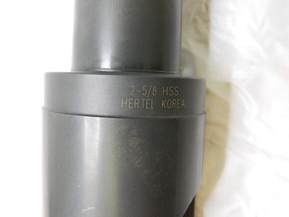 HERTEL HSS Taper Shank Drill Bit: 2-5/8 Dia, 5MT, 118 °, 19-1/2 OAL 89324305