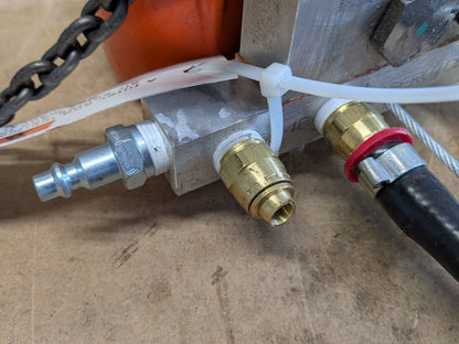 CM ShopAir Air-Powered Chain Hoist 300 Lb. Cap 10 Ft. Max. Lift PARTS / REPAIR