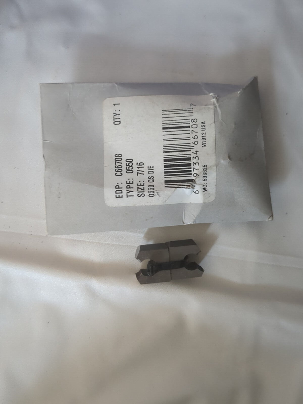 Cle-Line 7/16-20, Collet #1 and 5, Two Piece Adjustable Die C66708