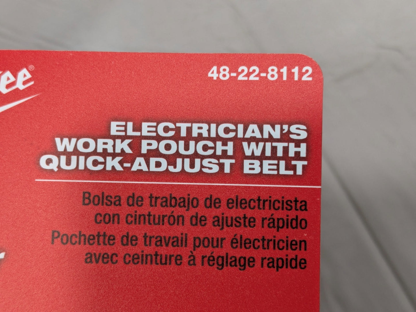 Milwaukee Electrician's Work Pouch w/Quick Adjust Belt 15 Pockets 48-22-811