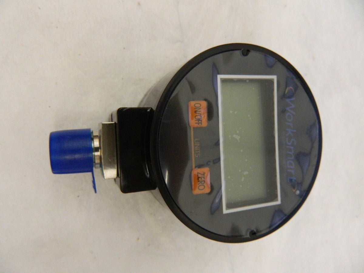 WORKSMART Pressure Gauge 2 1/2" Dial 15 psi 1/4"Thread NPT Lower Mount 59274597