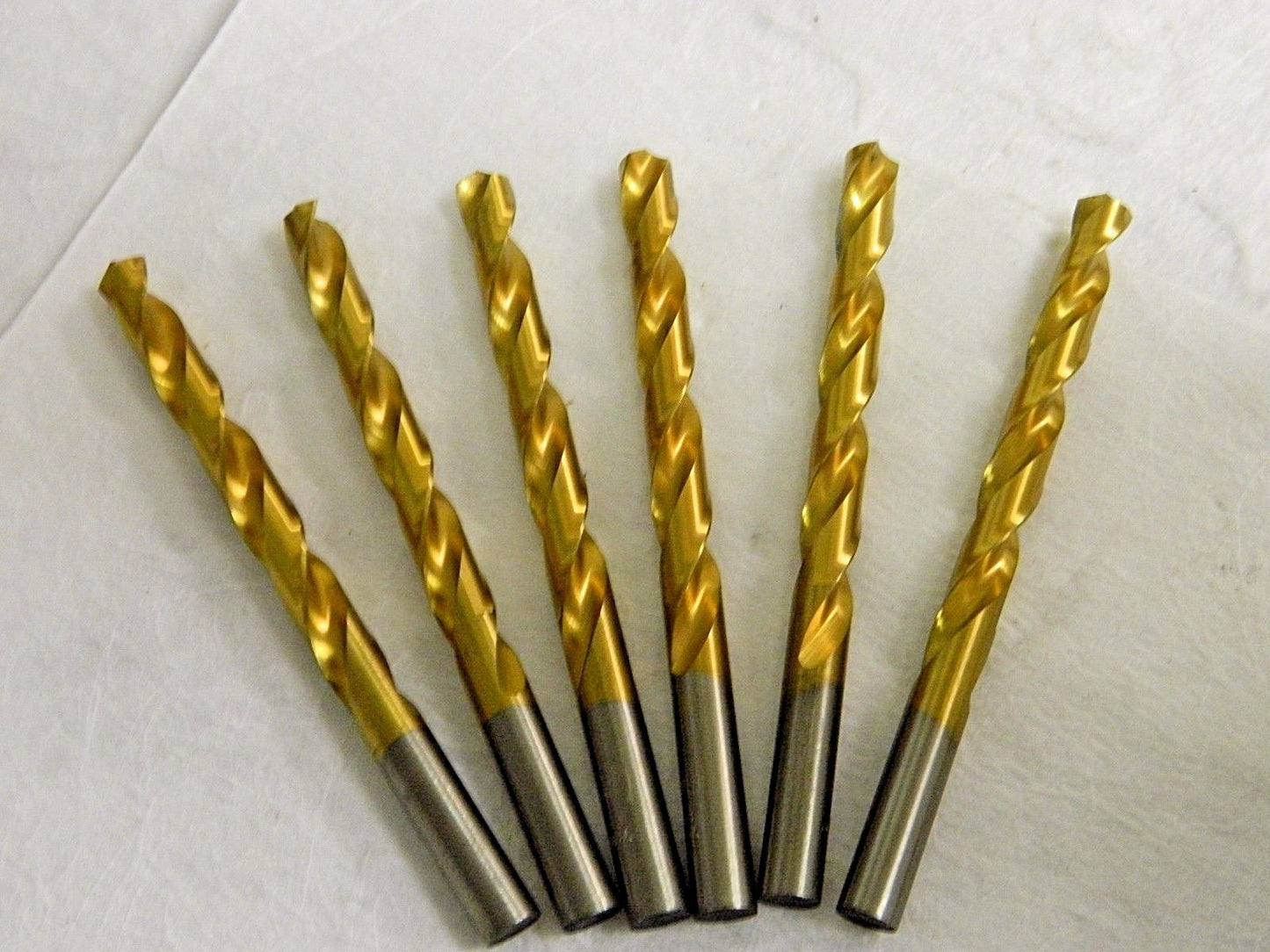 Hertel Jobber Drills 3-3/4" Dia. x  5-1/8" OAL HSS TiN Qty. 6 #84578749