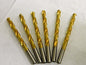 Hertel Jobber Drills 3-3/4" Dia. x  5-1/8" OAL HSS TiN Qty. 6 #84578749
