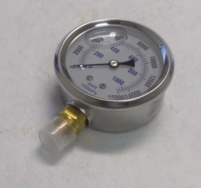 WorkSmart 2-1/2" Face Liquid Gauge #WS-MH-HPC1-039