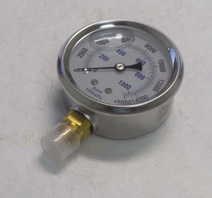 WorkSmart 2-1/2" Face Liquid Gauge #WS-MH-HPC1-039
