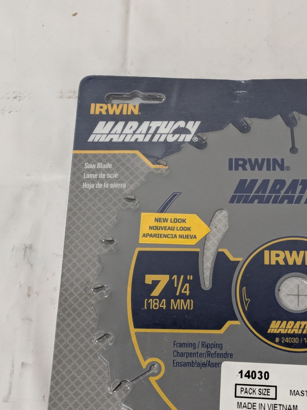 IRWIN Marathon 7-1/4-Inch 24-Tooth Circular Saw Blade,5 Pack 14030