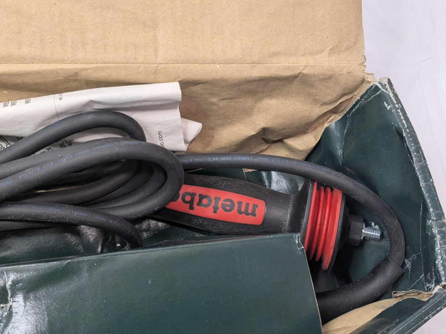Metabo Electric Angle Grinder 6" Dia Wheel 5/8-11 UNC WEP 15-150 600488420
