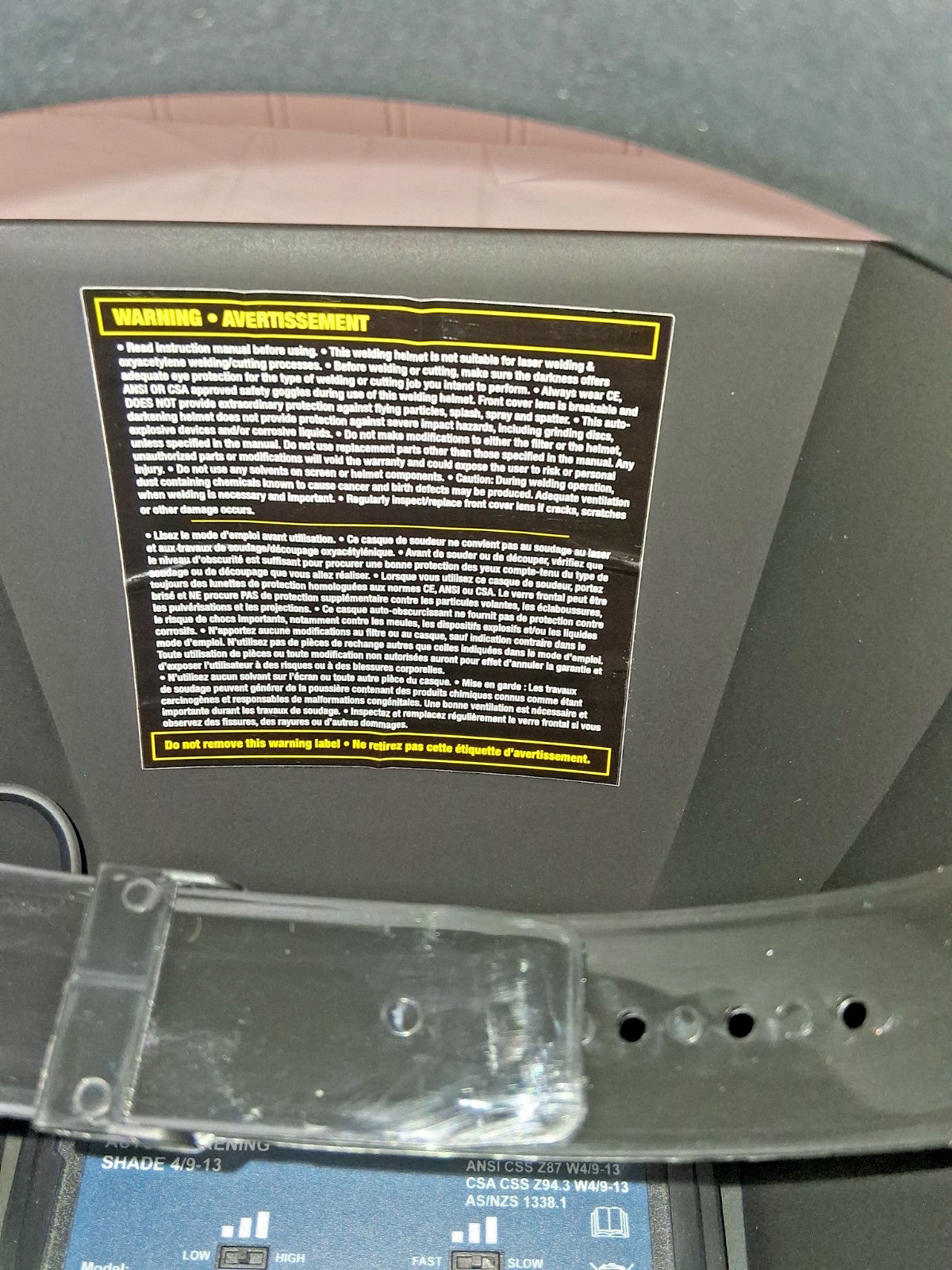 Sellstrom Welding Helmet with Digital Controls Black S26100