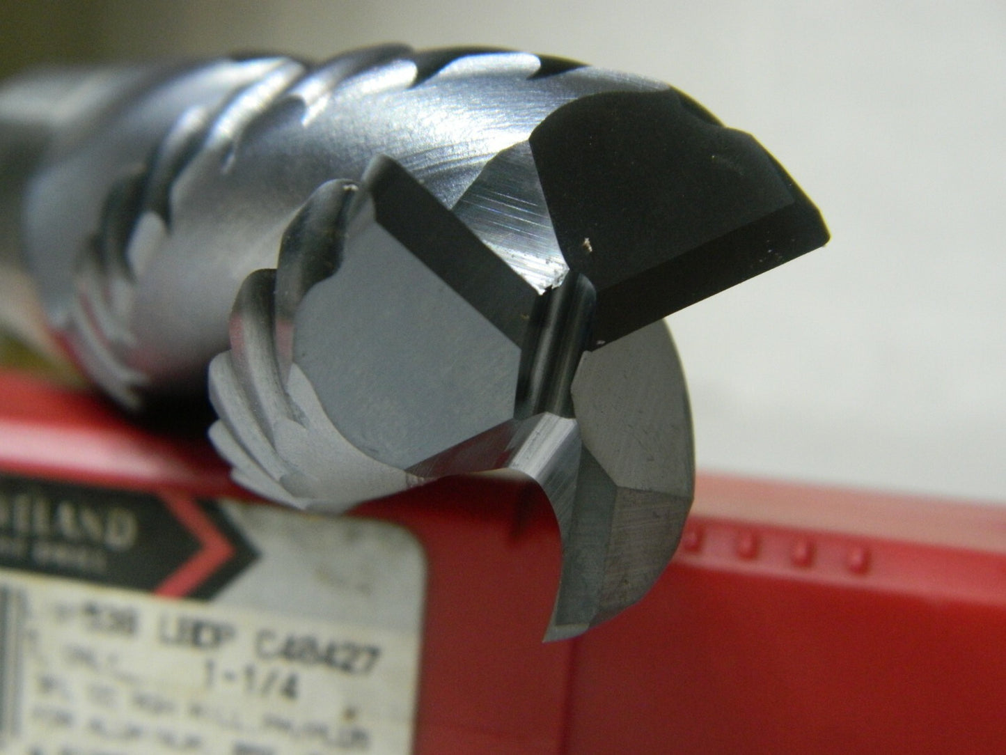 Cleveland Roughing End Mill 1-1/4" x 4-1/2" Cobalt TiCN 3FL C40427