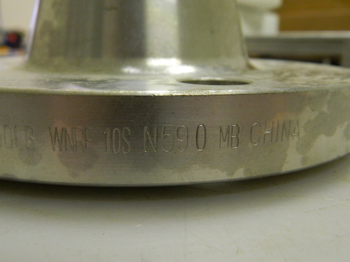 Merit Brass Weld Neck Pipe Flange 2-1/2" Pipe 7" OD Stainless Steel AC