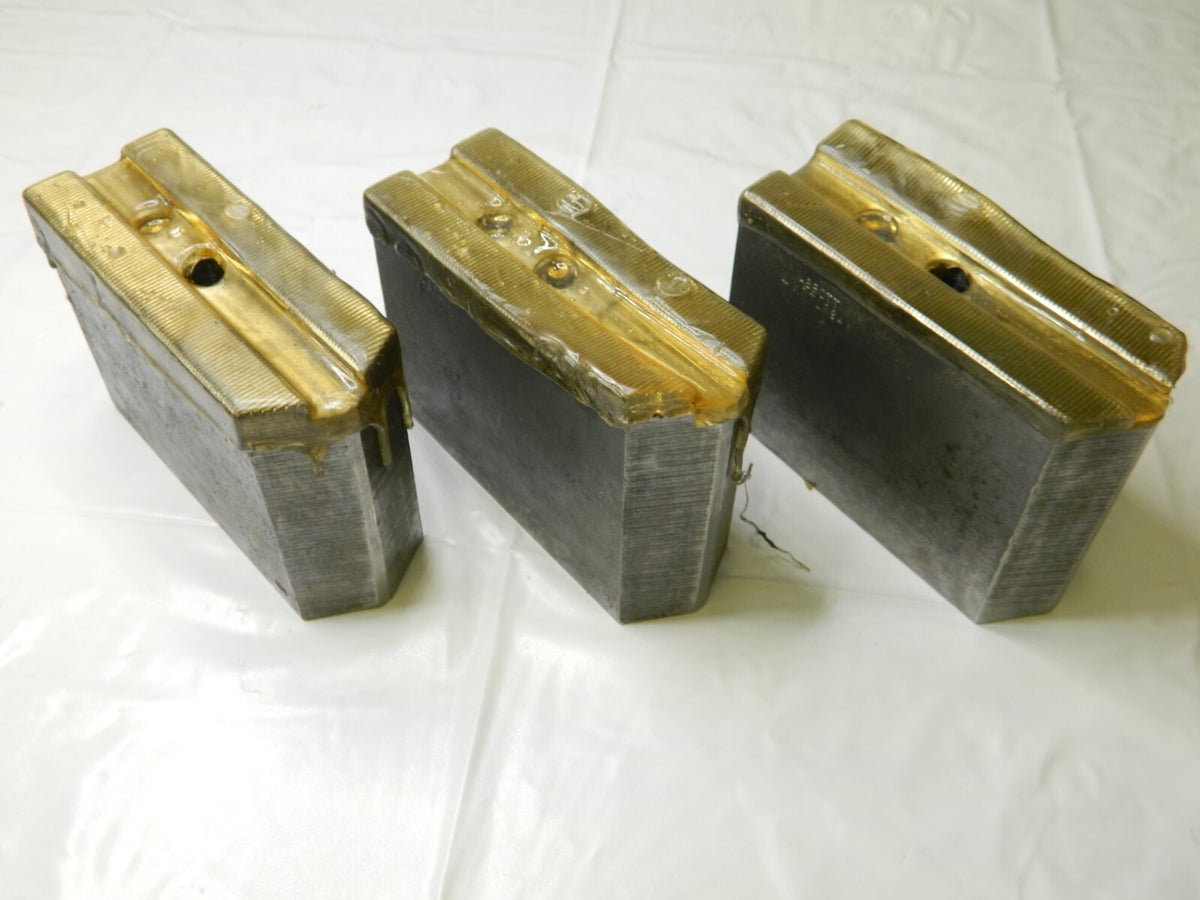 Soft Lathe Chuck Jaw: Serrated 2" OAW, 4" OAH, 5-1/2" OAL Qty 3 KTT12S4