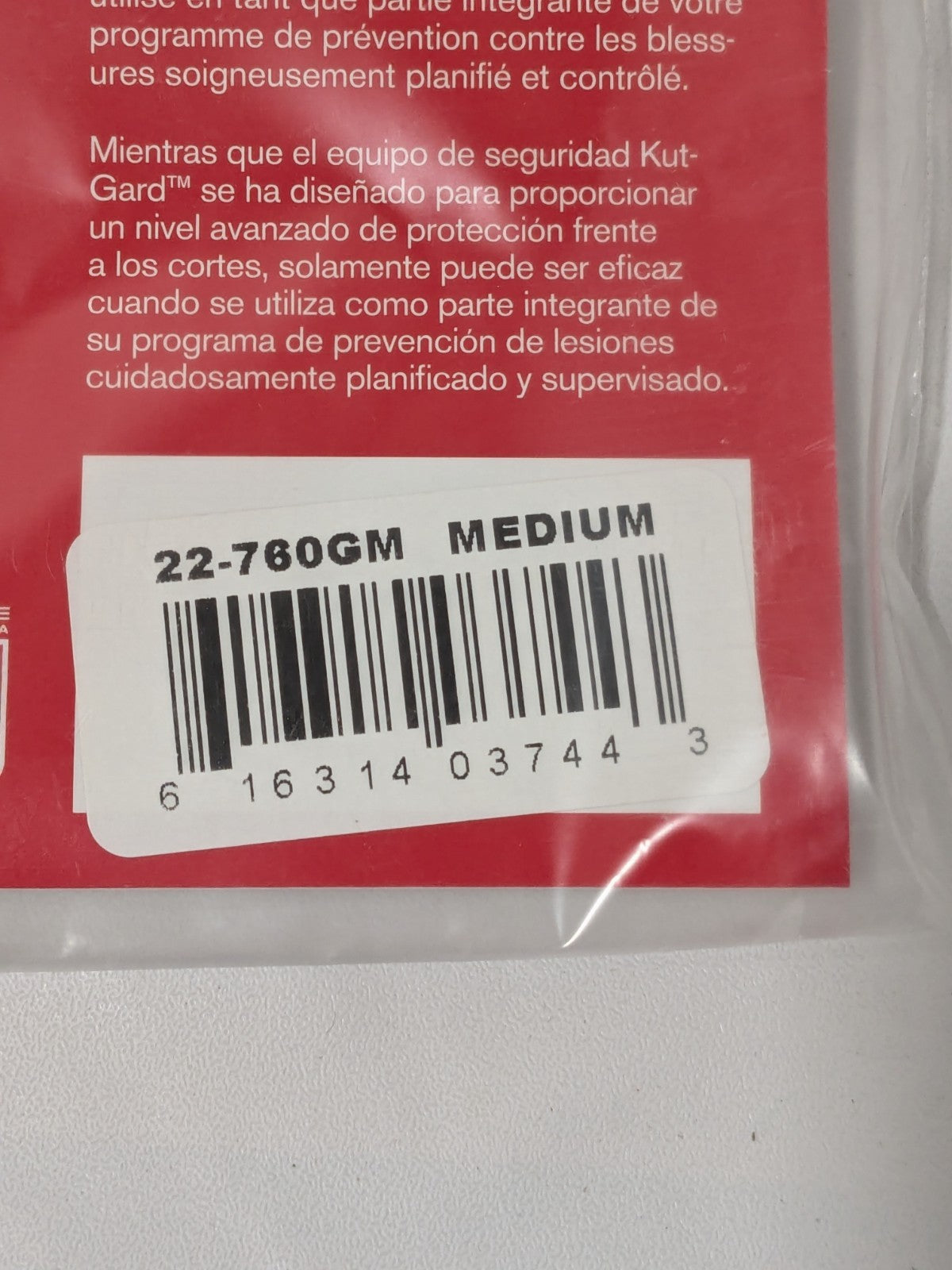 PIP Cut-Resistant Glove: Kut-Gard ANSI Cut A7 Sz M 2 Pack 22-760GM