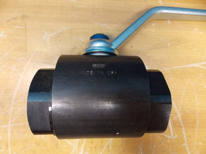 Parker Carbon Steel Standard Ball Valve 1-1/2" Pipe 1-7/8"-12 Thread 0