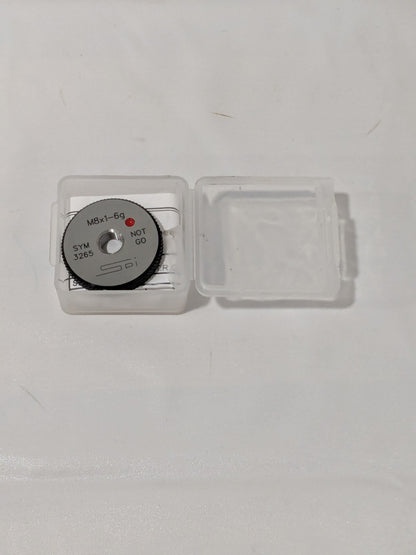 SPI Threaded Ring Gage: M8 x 1.00 Thread, Class 6G, No Go 34-480-4