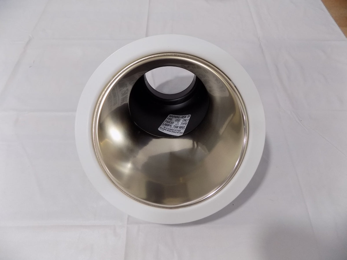 Lightolier Shallow Slope Ceiling Reflector Trim 1131GD 14-30º Gold /White Trim
