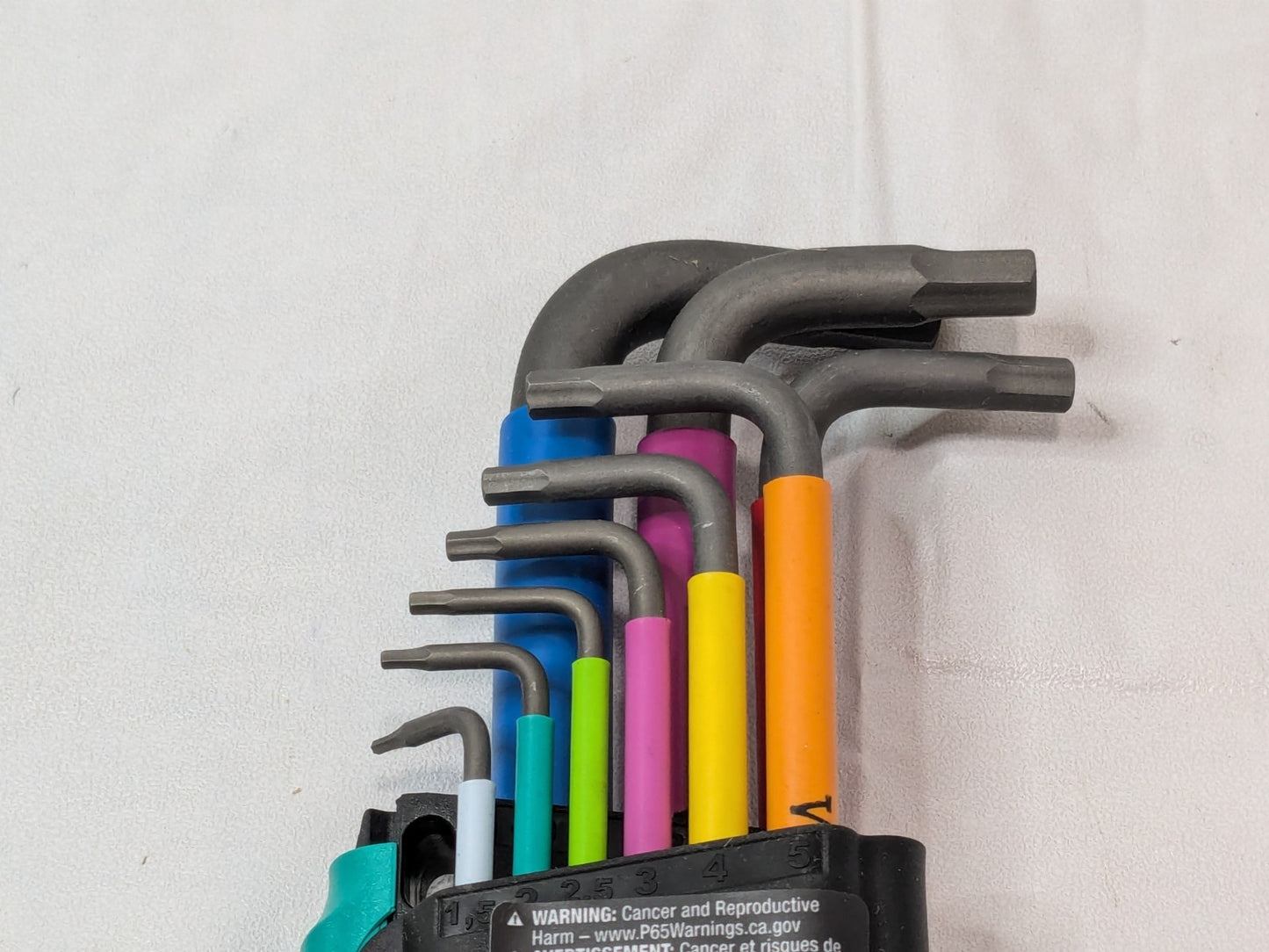 Wera 9 Piece Hex Key Set Ball Color Coded Metric 05022089001