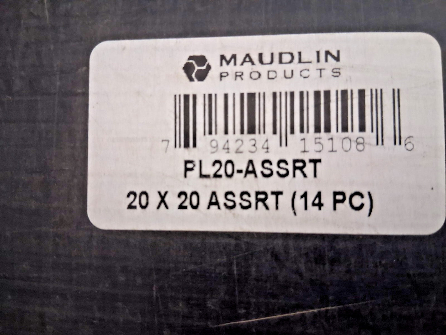 Maudlin Products Plastic Shim Stock Sheets 14Pcs 0.0005"-0.03" PL20-AS