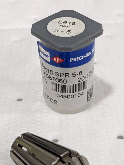 ISCAR ER Collet: ER16, 16.00 mm Collet Size, Through Coolant 4500104