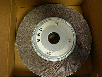 Tru-Maxx 8 x 1" 60 Grit Aluminum Oxide Unmounted Flap Wheel QTY 2 SZUFW8160