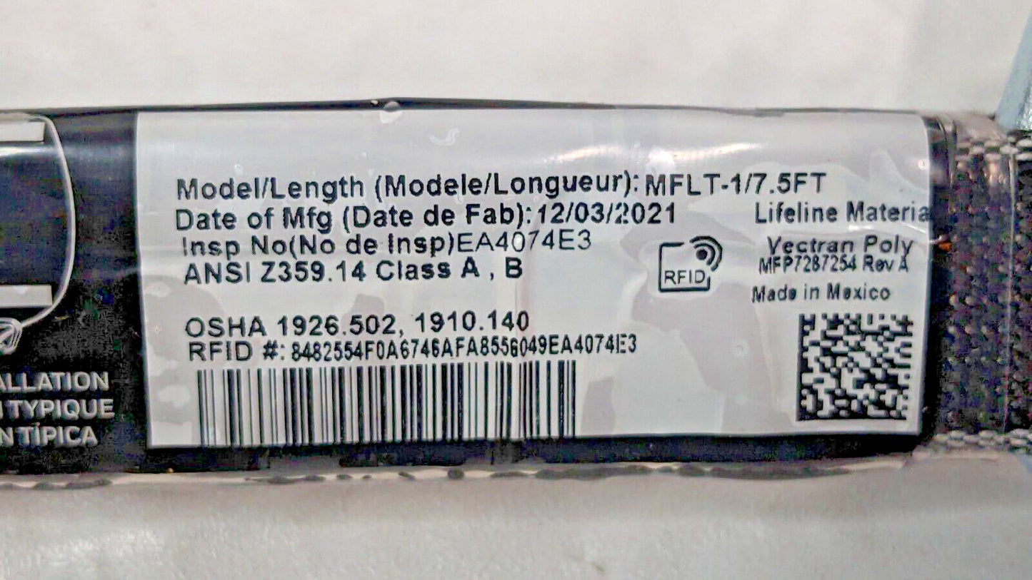 Honeywell Miller Twin Turbo T-Bak Personal Fall Limiter MFLTB-1/7.5FT