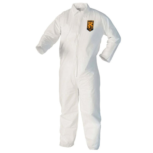 (25) KleenGuard Non-Disposable Rain & Chemical-Resistant Coveralls Sz M 44302