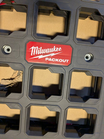 Milwaukee PACKOUT Mounting Plate: 1.1" H, 18.4" L, 23.4" W Qty 5 48-22-8485