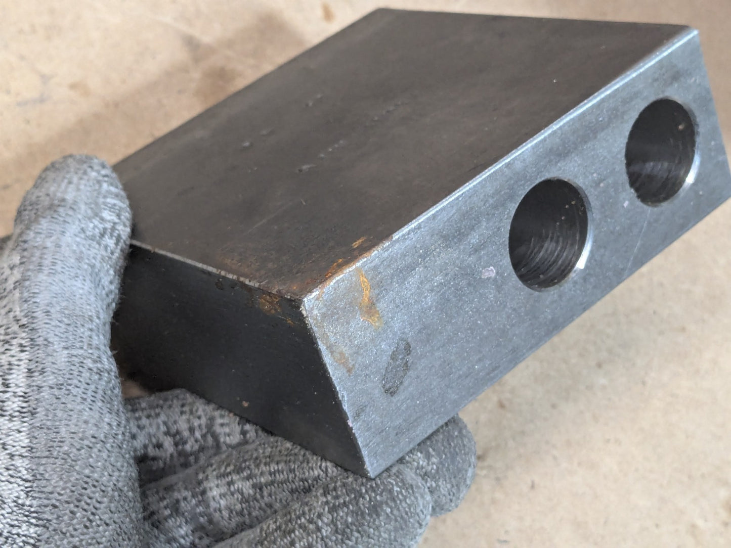 Set of 3 H&R Mfg Square Soft Jaws for 10" Lathe Chucks 1.5mm x 60 Serrated
